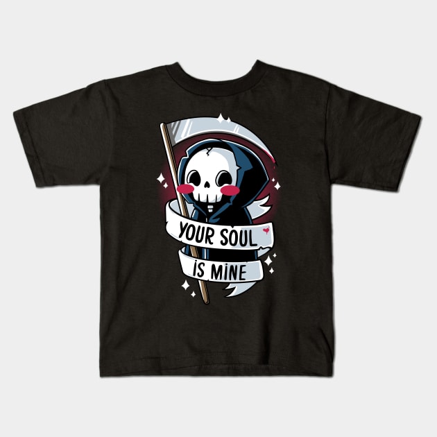 Soul reaper - Dark souls - Love Gift Kids T-Shirt by Typhoonic